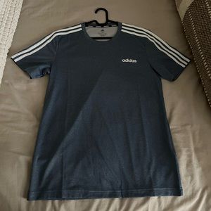 Adidas Medium Blue Training T-shirt